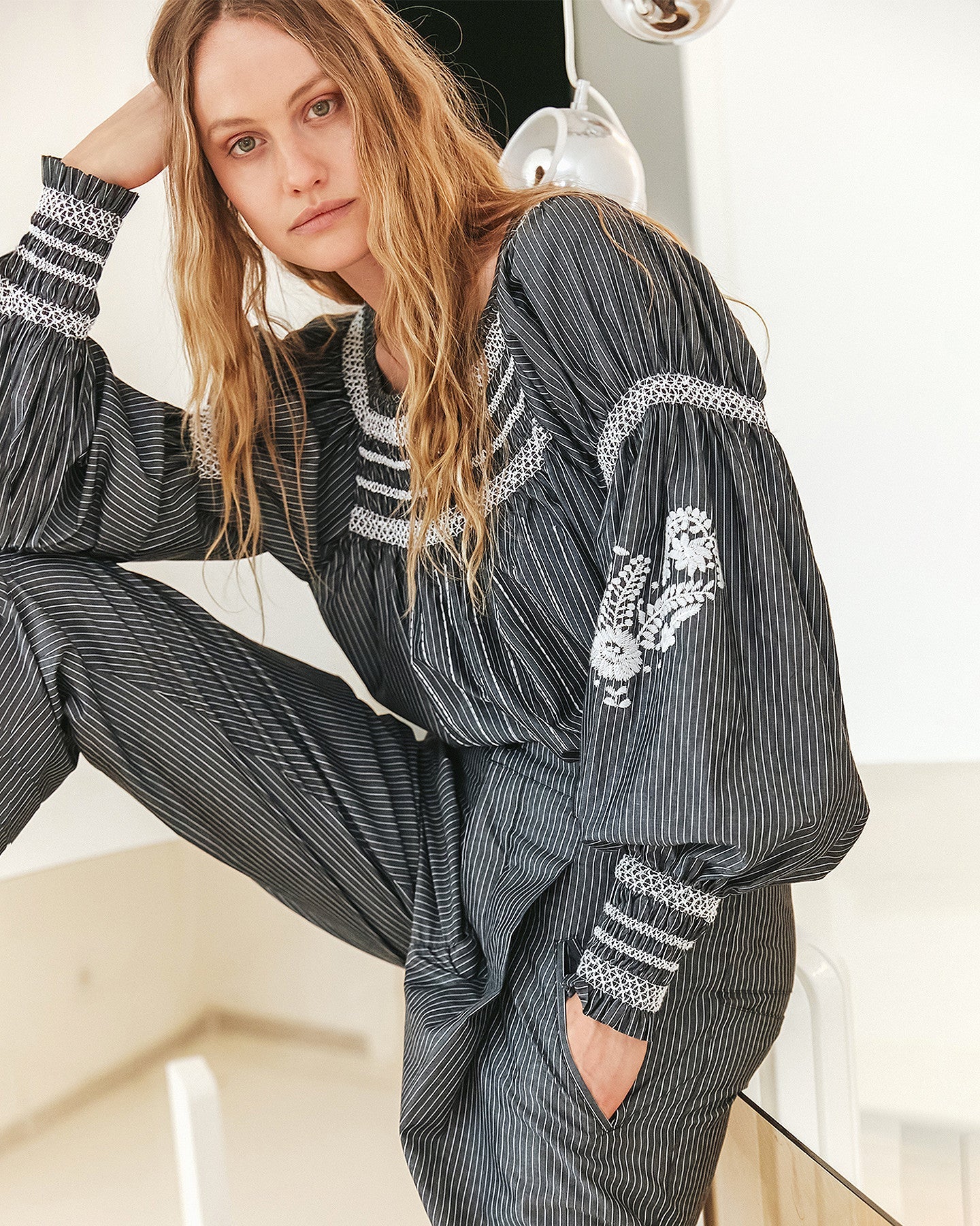 Pantalon Toumanie - Noir - Image 2