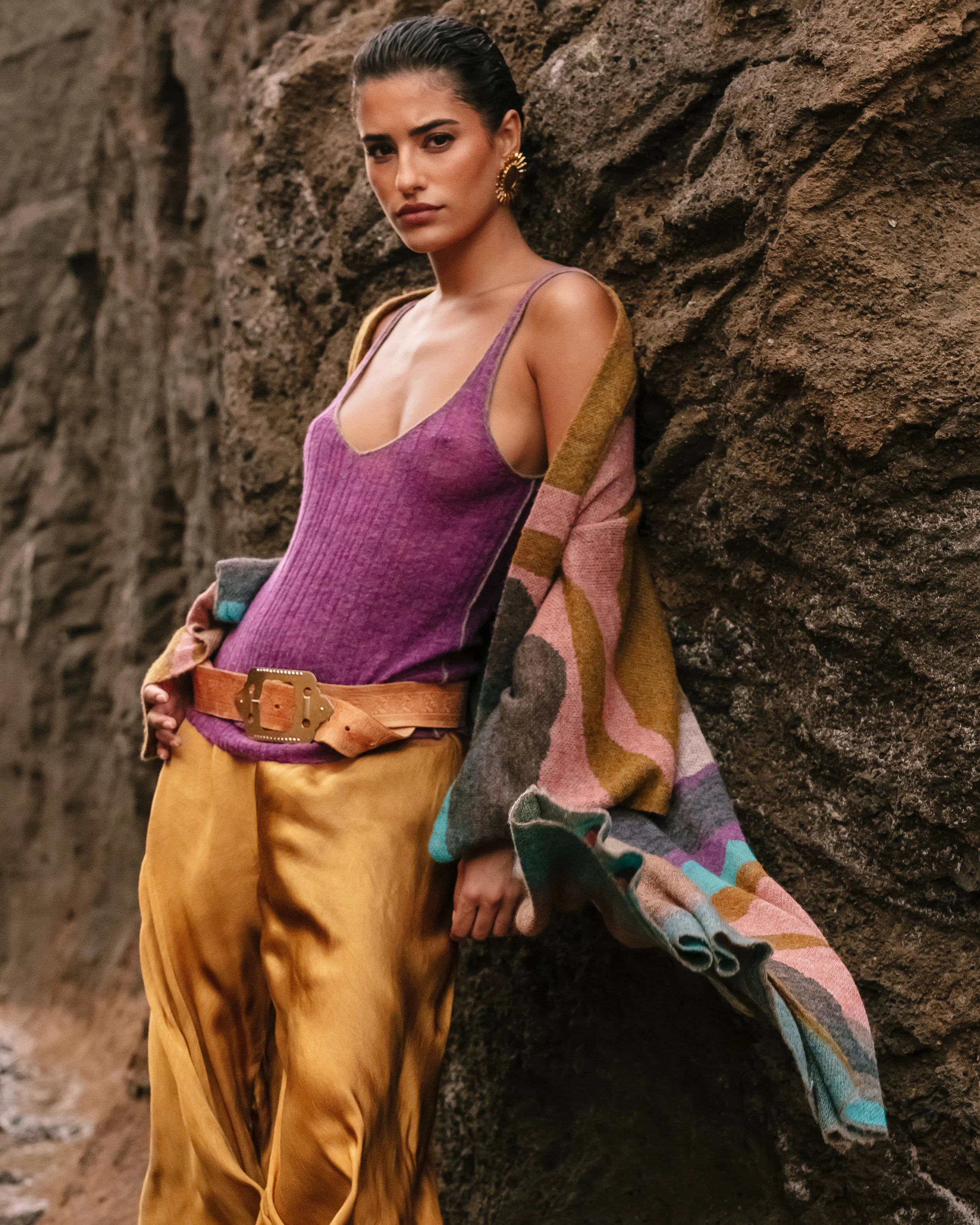 Pantalon Venie - Ocre - Image 3