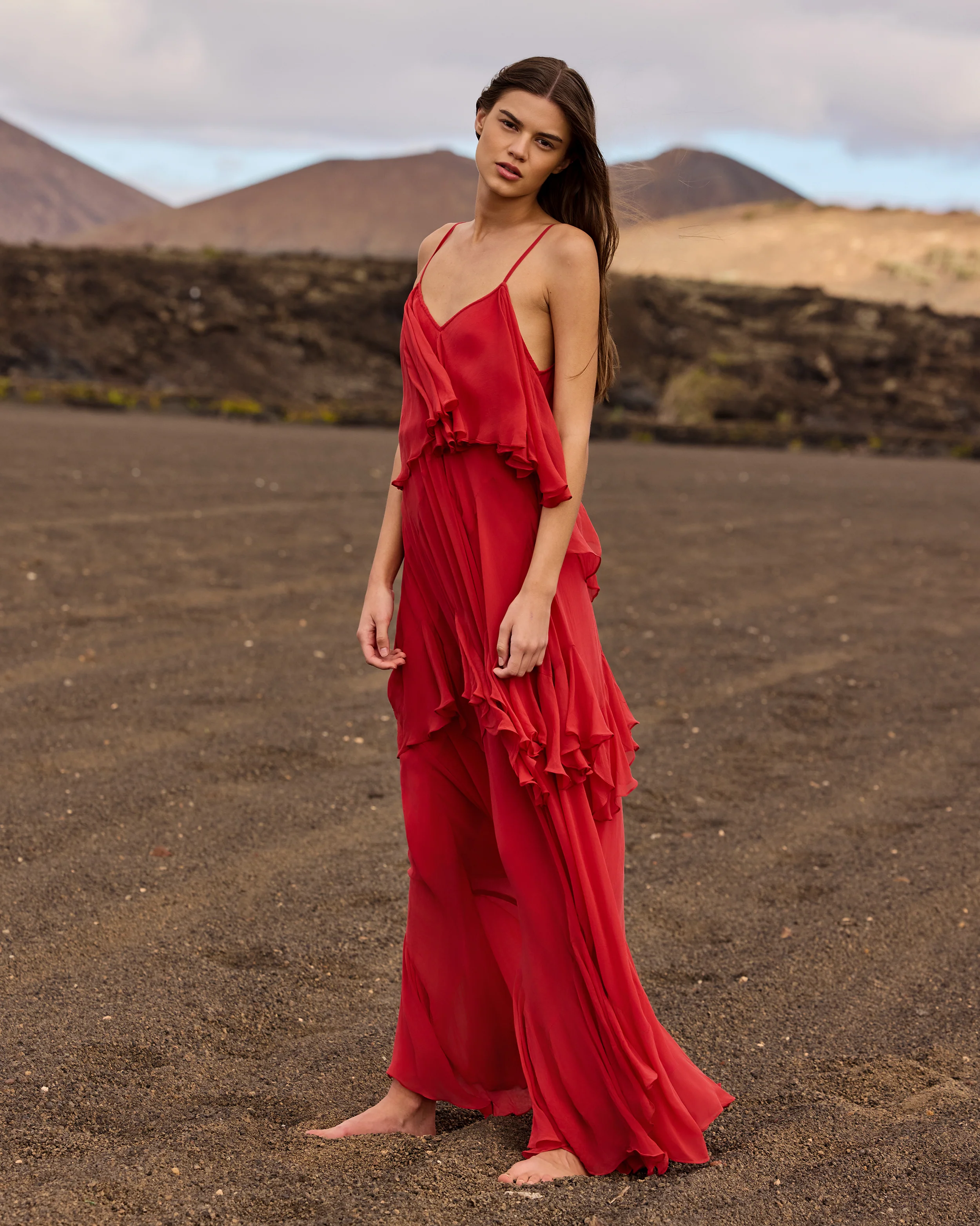 Robe Calimera - Rouge - Image 3