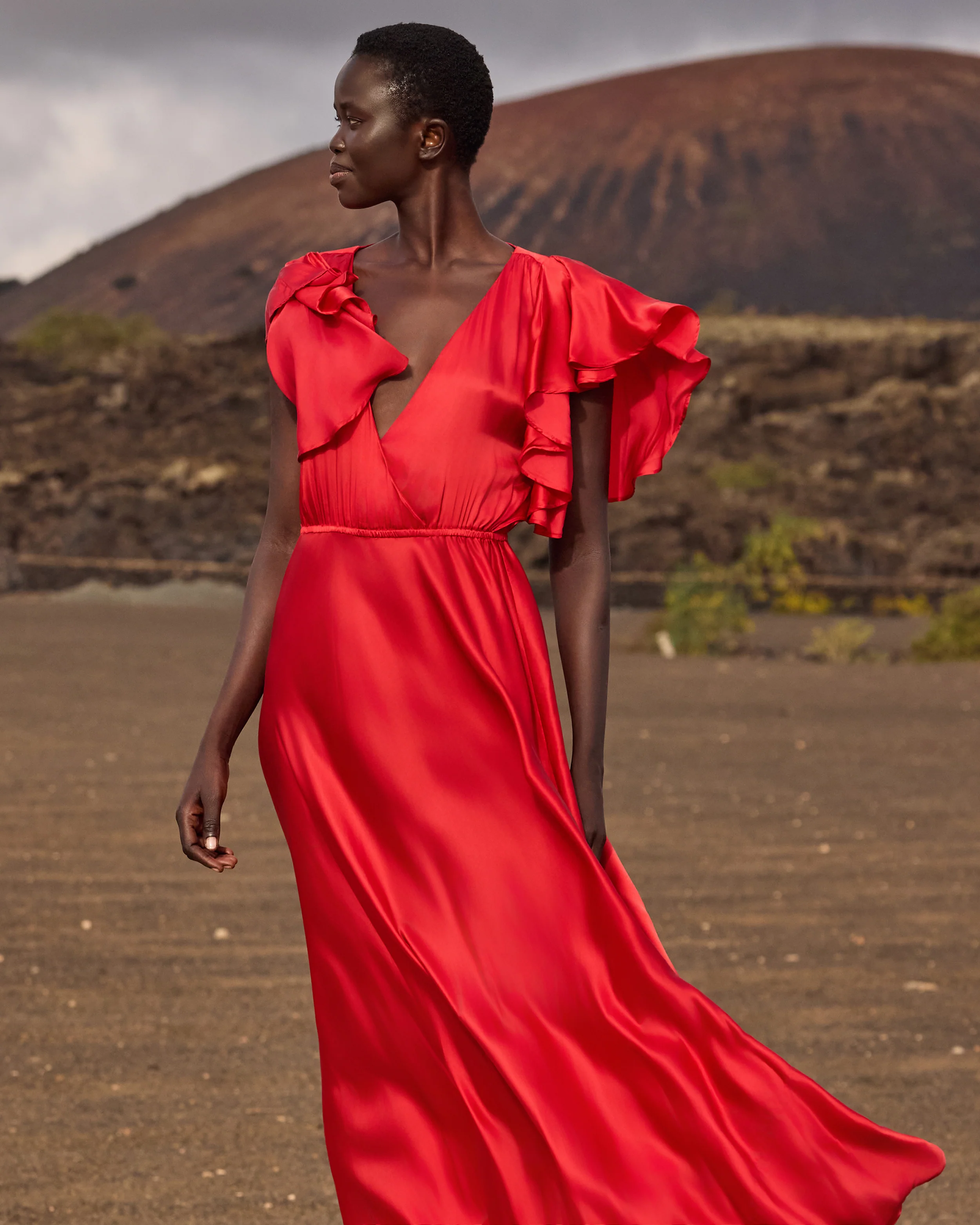 Robe Cascais - Rouge - Image 4