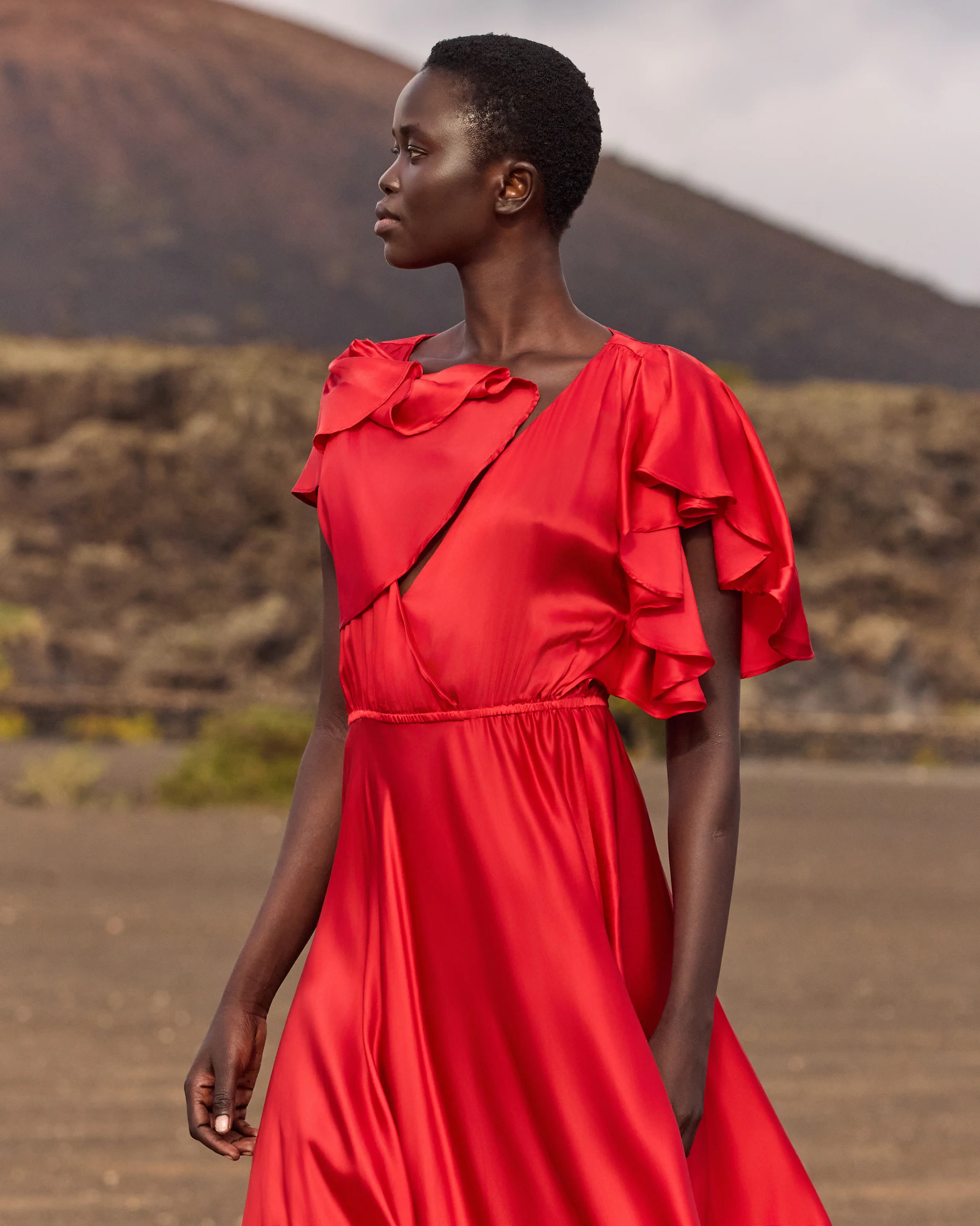 Robe Cascais - Rouge - Image 5