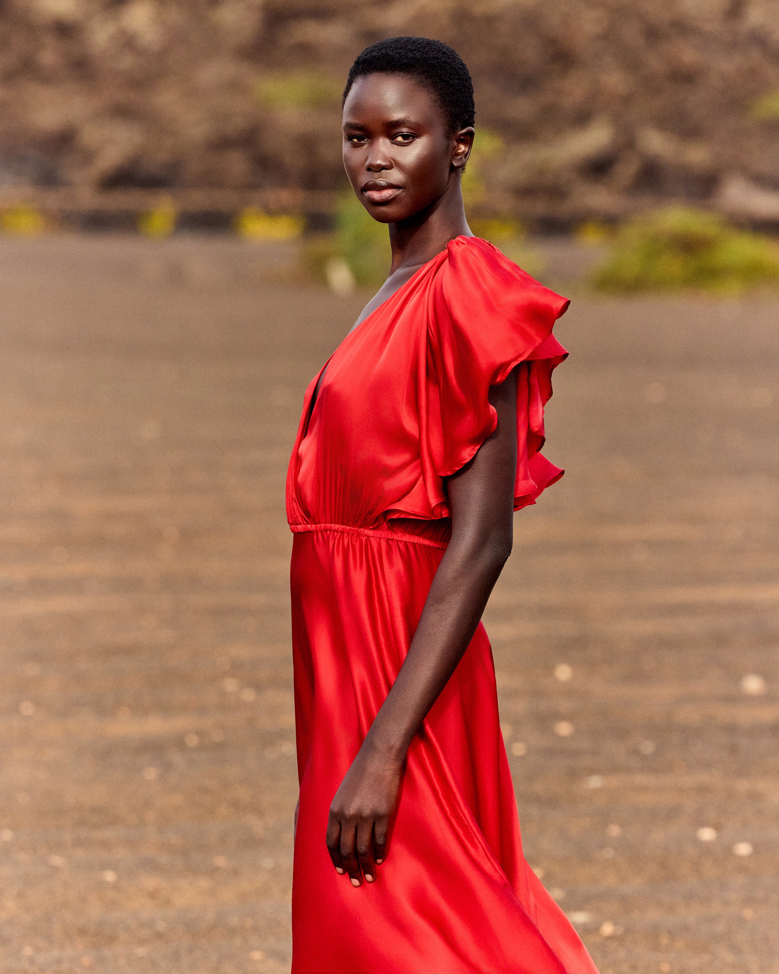 Robe Cascais - Rouge - Image 8