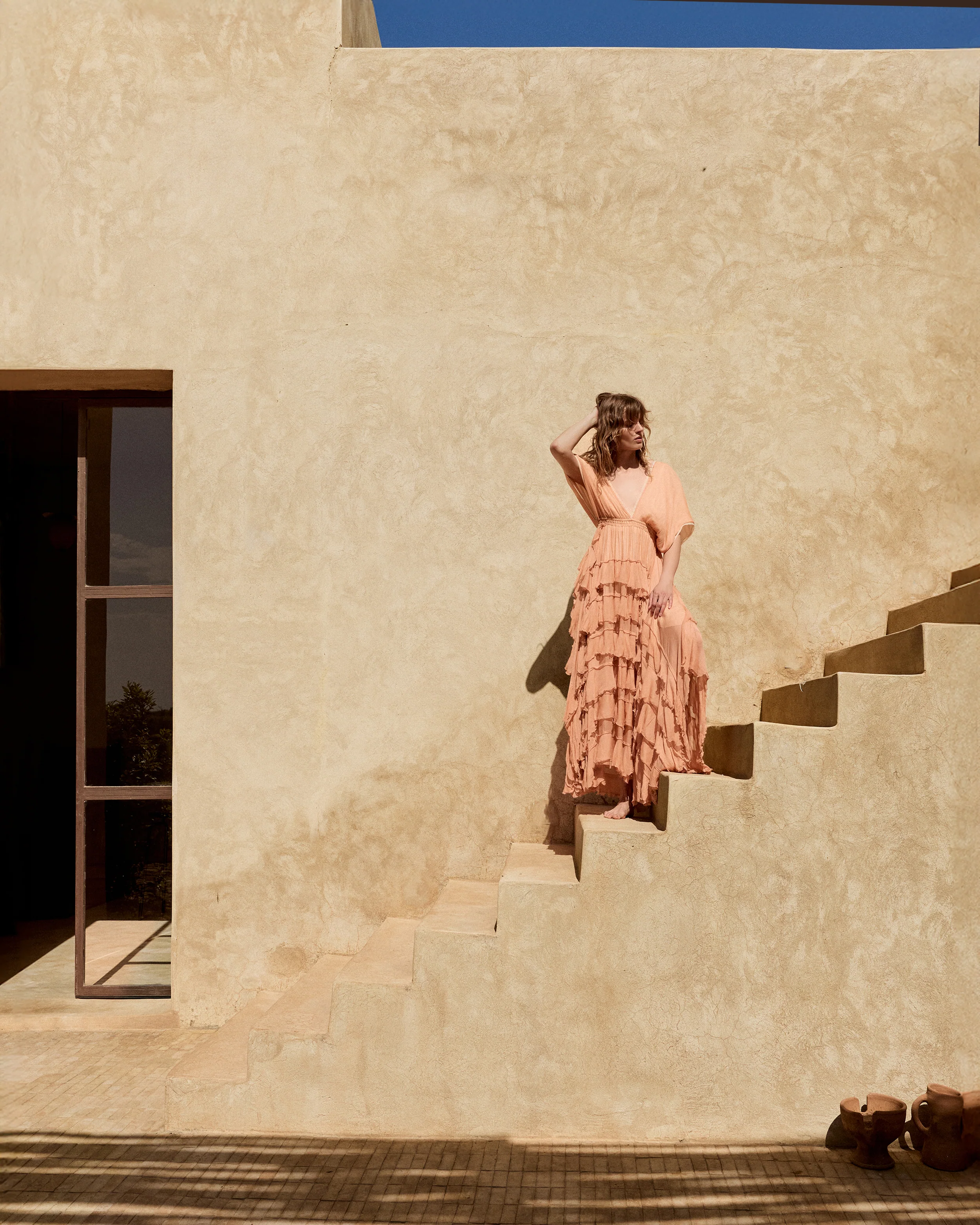 Robe Charlotte - Nude - Image 9