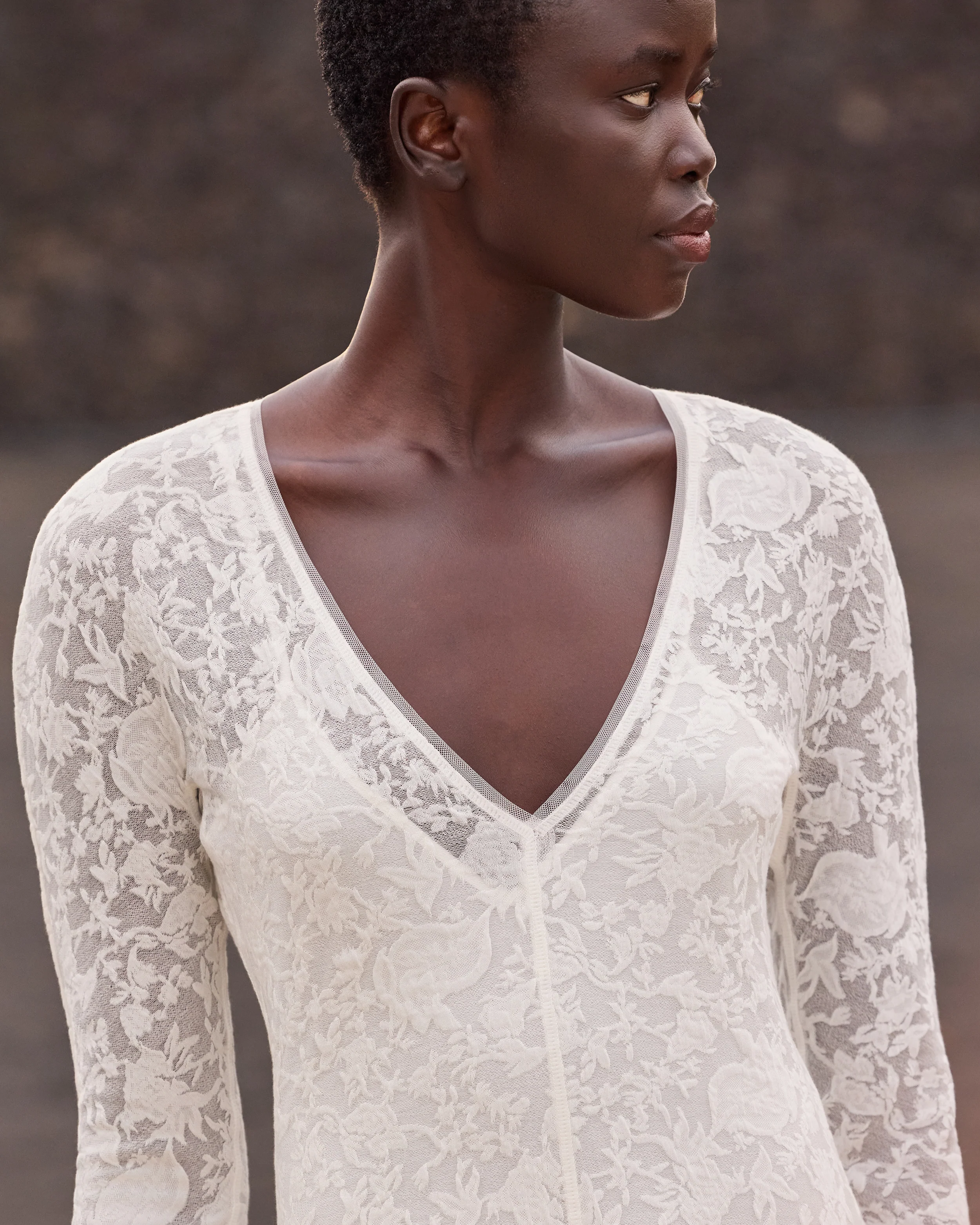 Robe Dalhia - Blanc - Image 4
