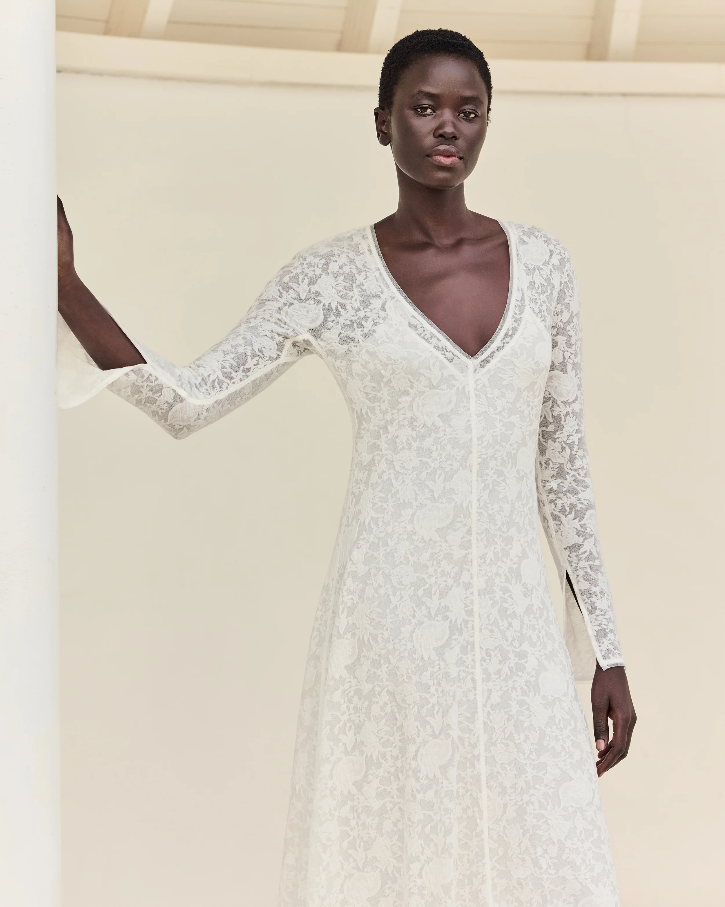 Robe Dalhia - Blanc - Image 6