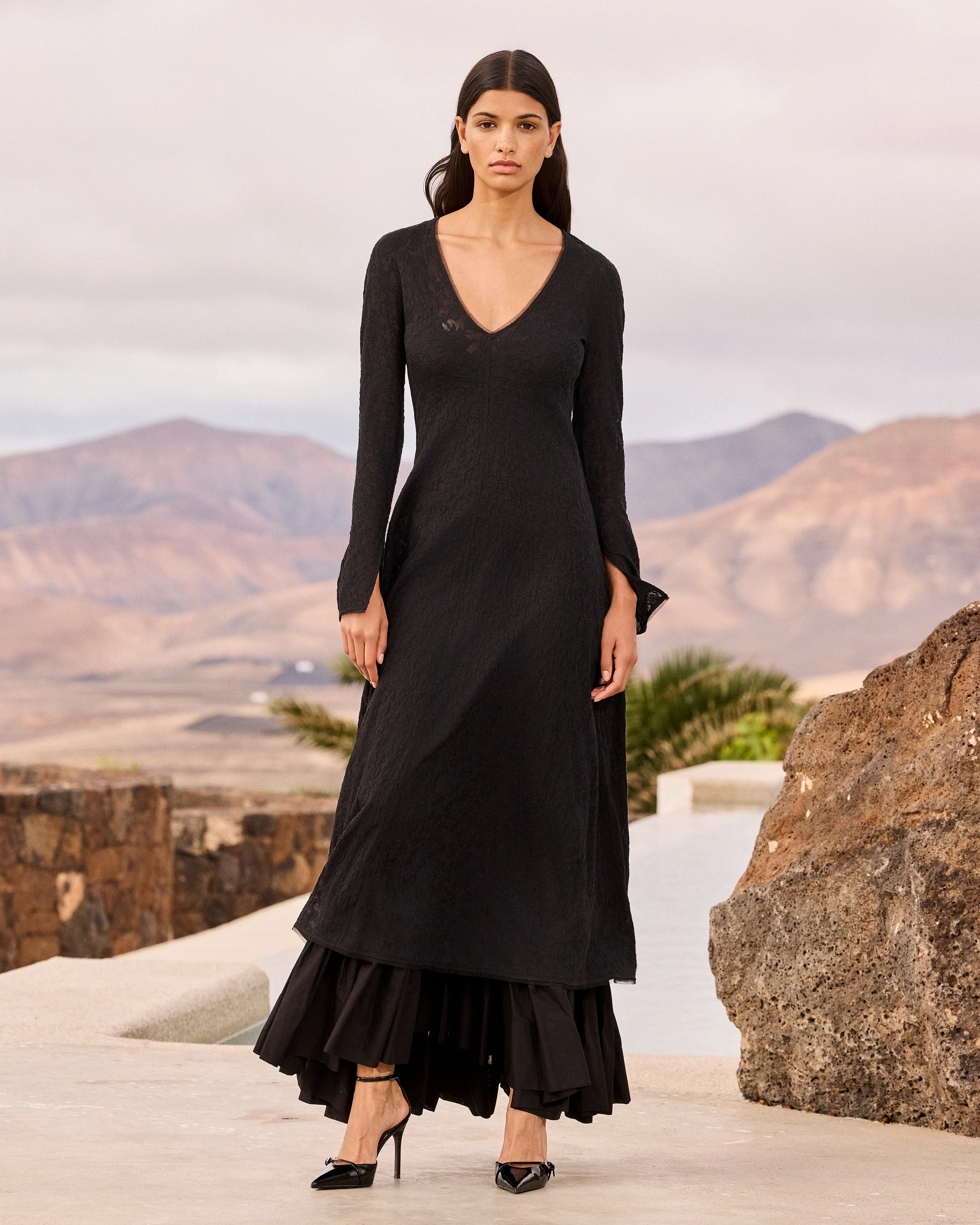 Robe Dalhia - Noir - Image 2