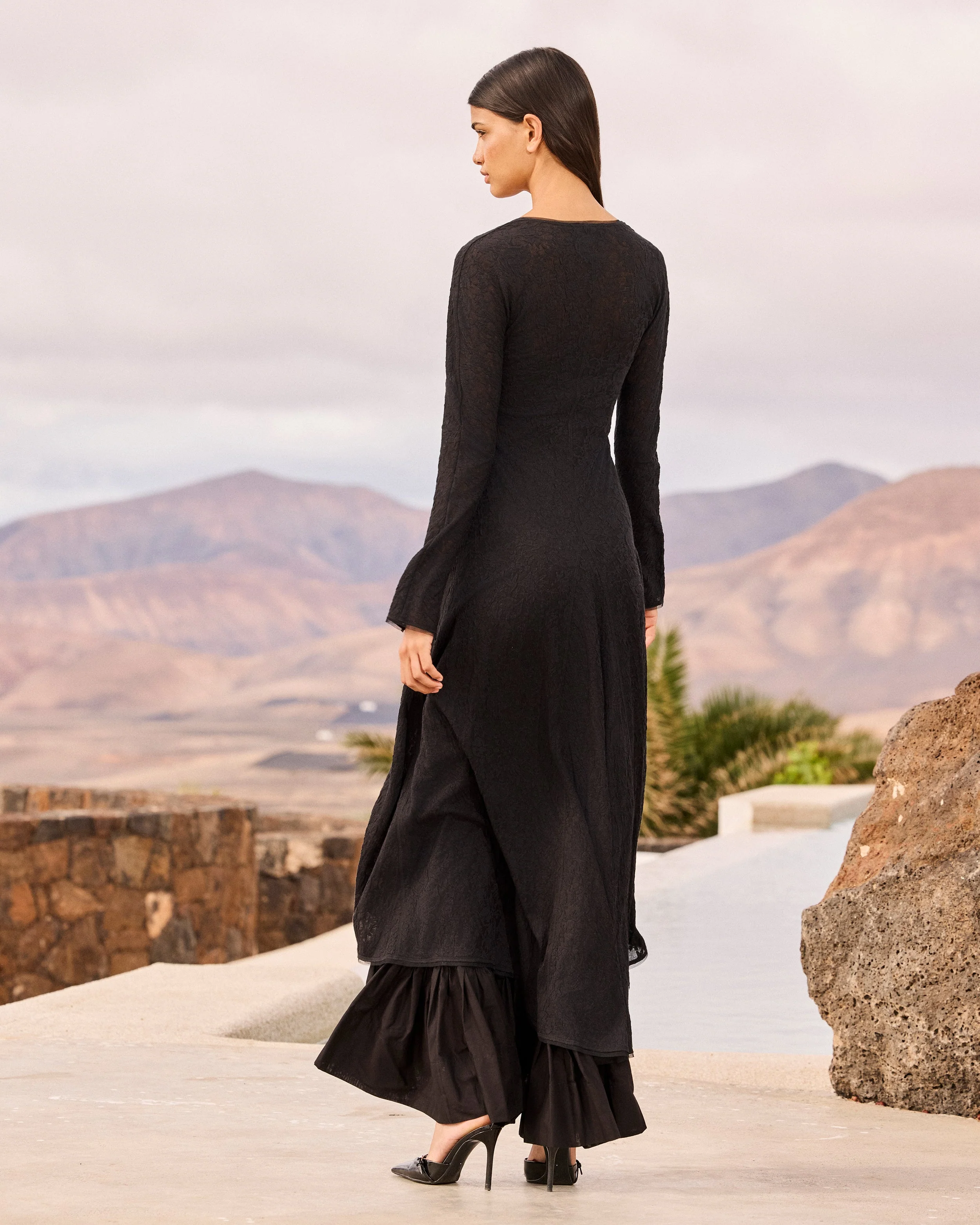 Robe Dalhia - Noir - Image 6