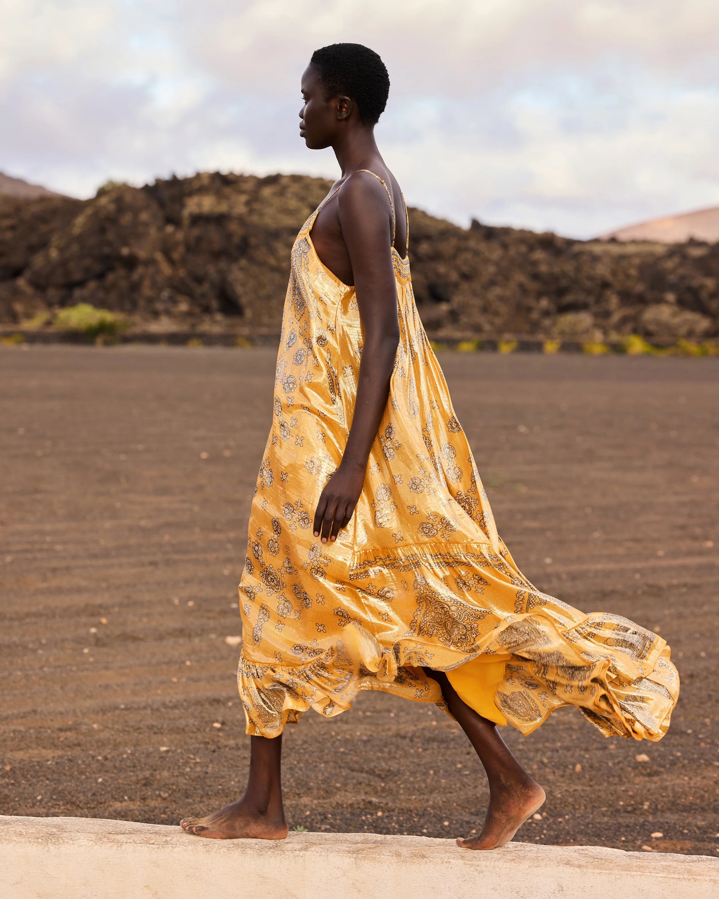 Robe Grim - Jaune - Image 4