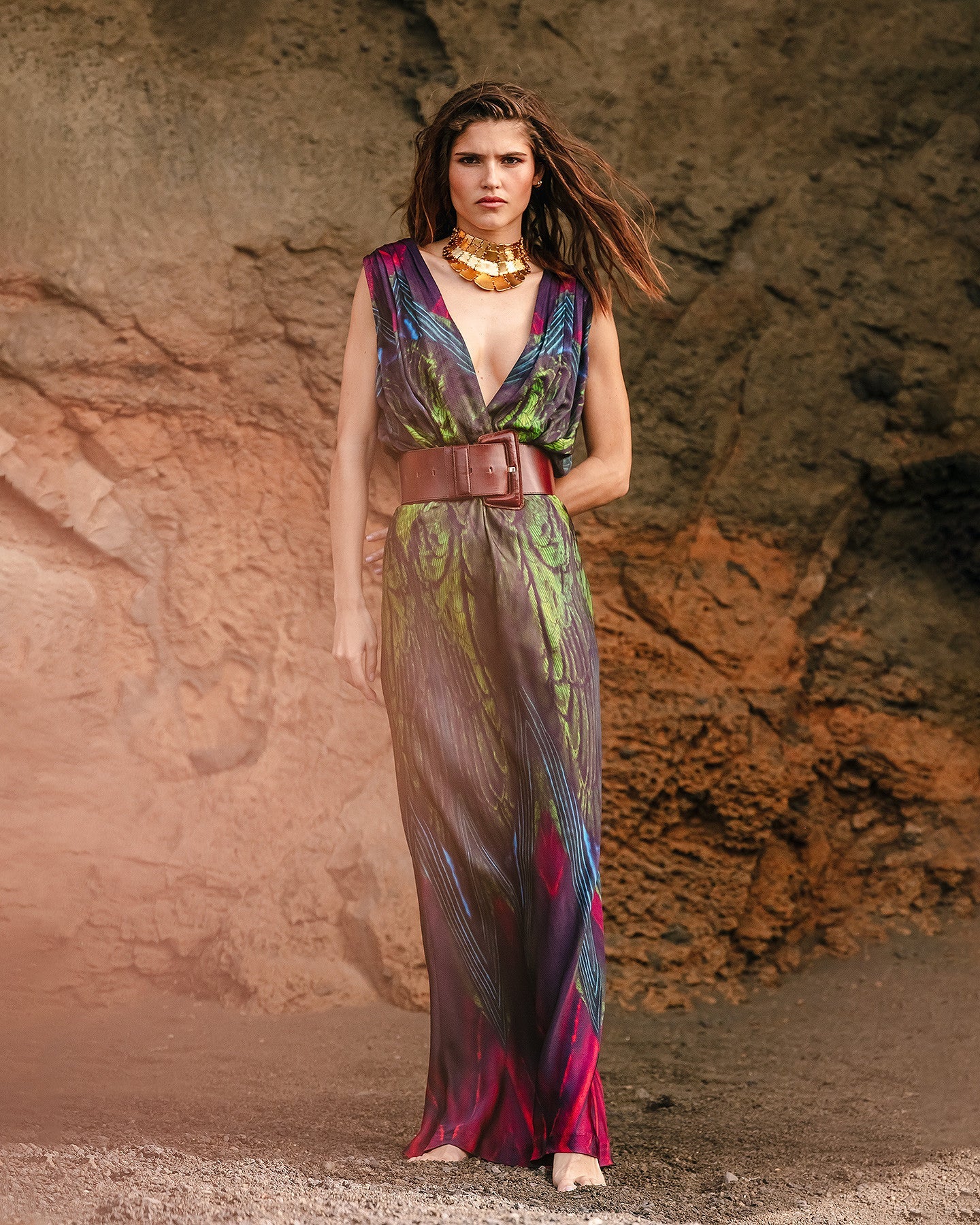 Robe Ilane - Gris Ardoise - Image 4