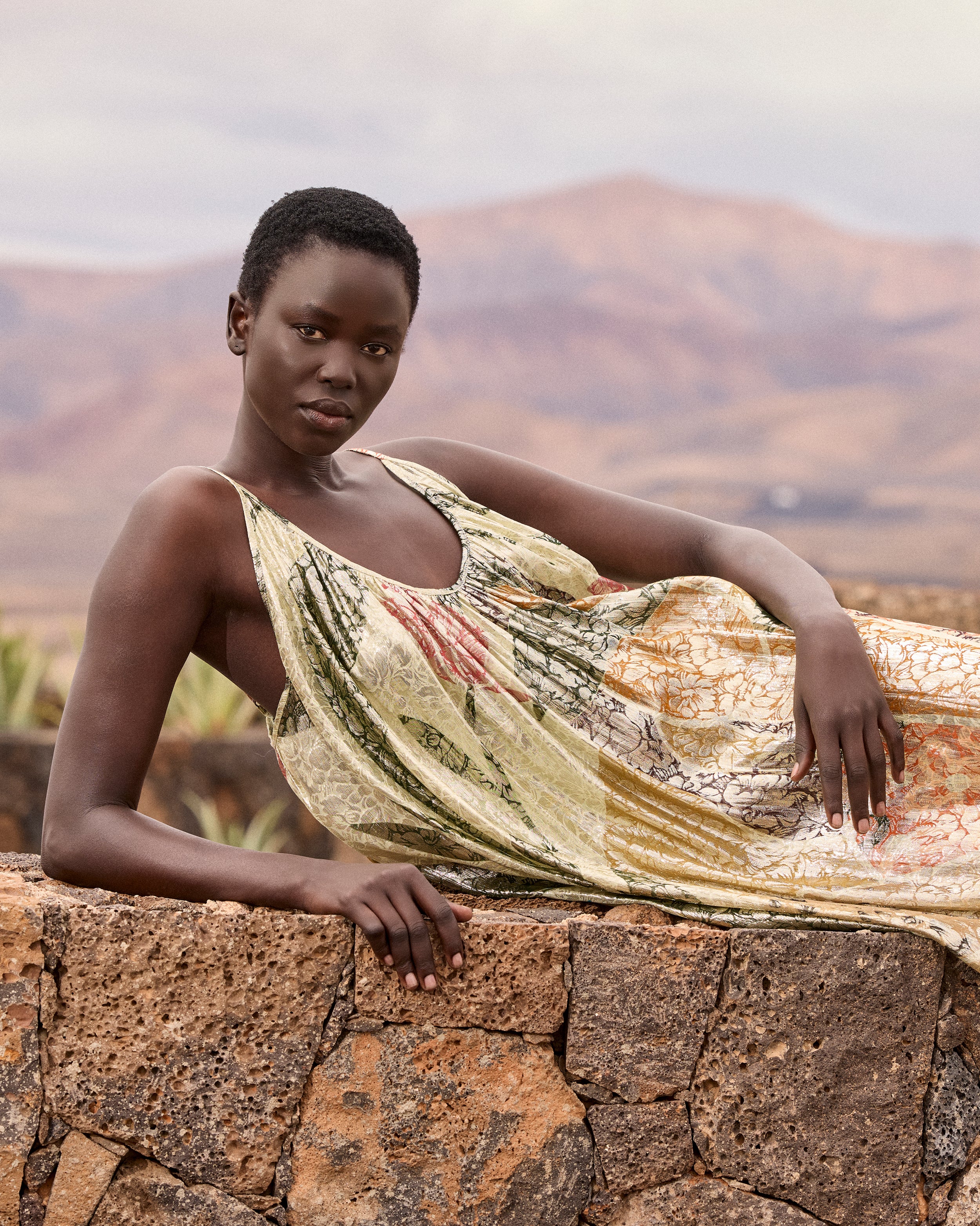Robe Jasmin - Jaune - Image 5