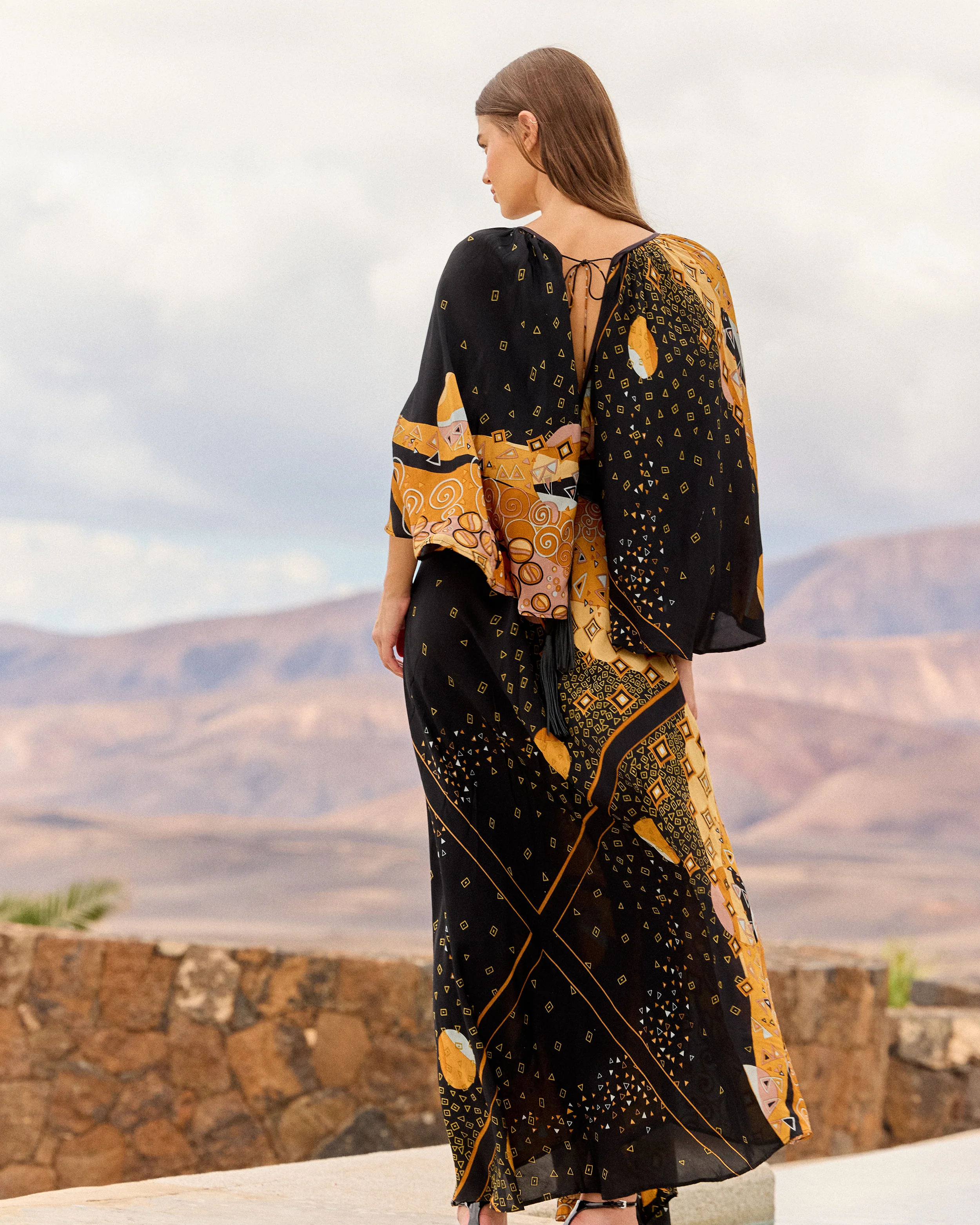 Robe Mally - Ocre - Image 3