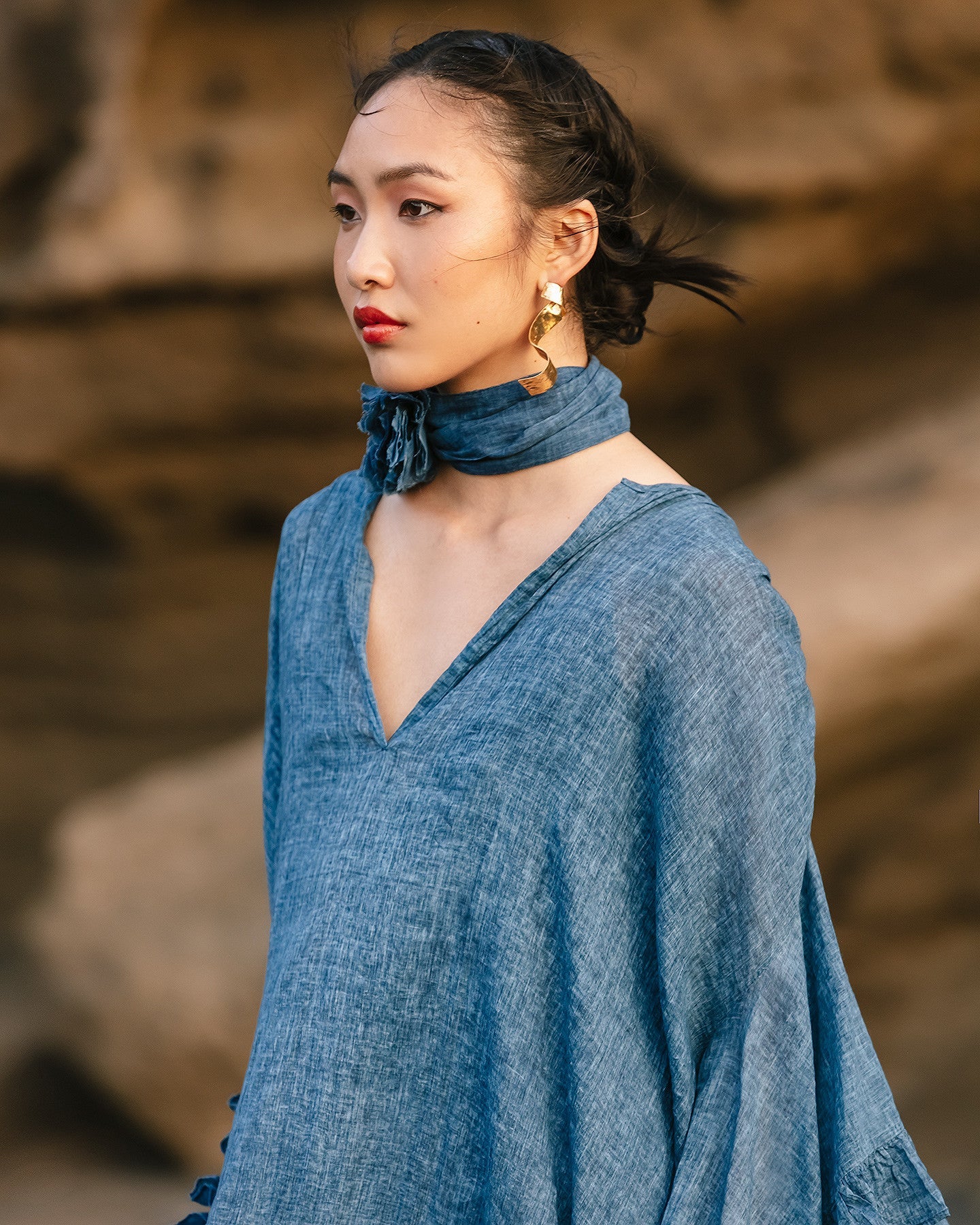 Robe Nybi - Bleu - Image 4