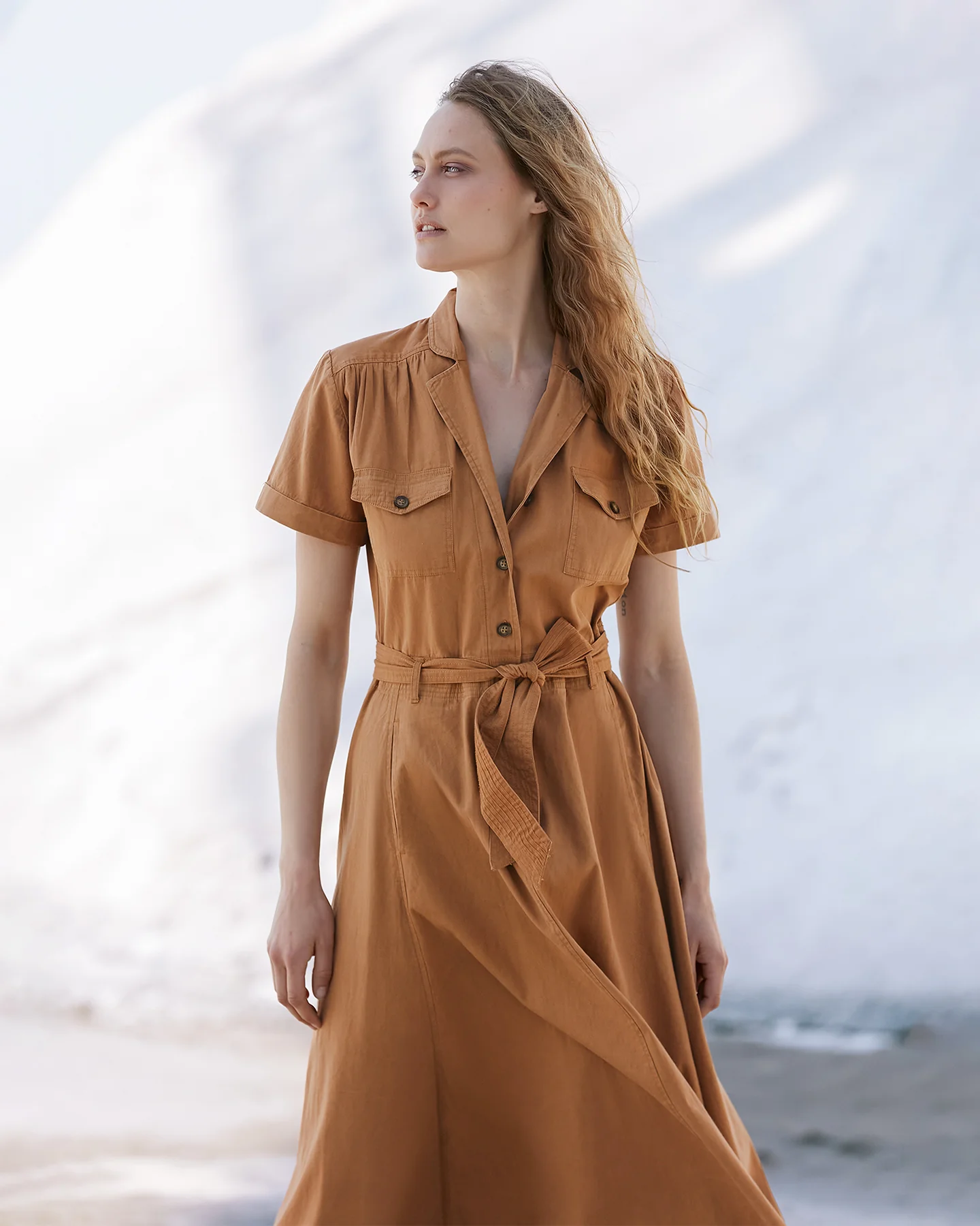 Robe Patrice - Ocre - Image 2