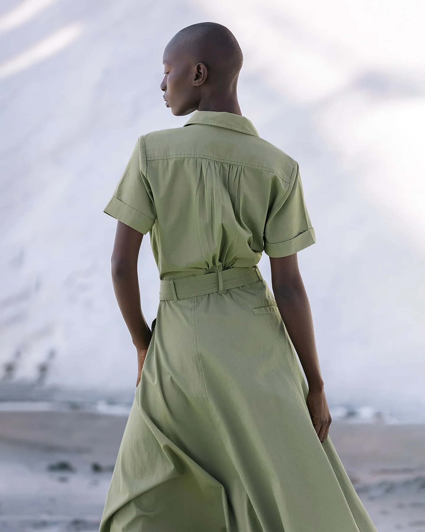 Robe Patrice - Vert - Image 3
