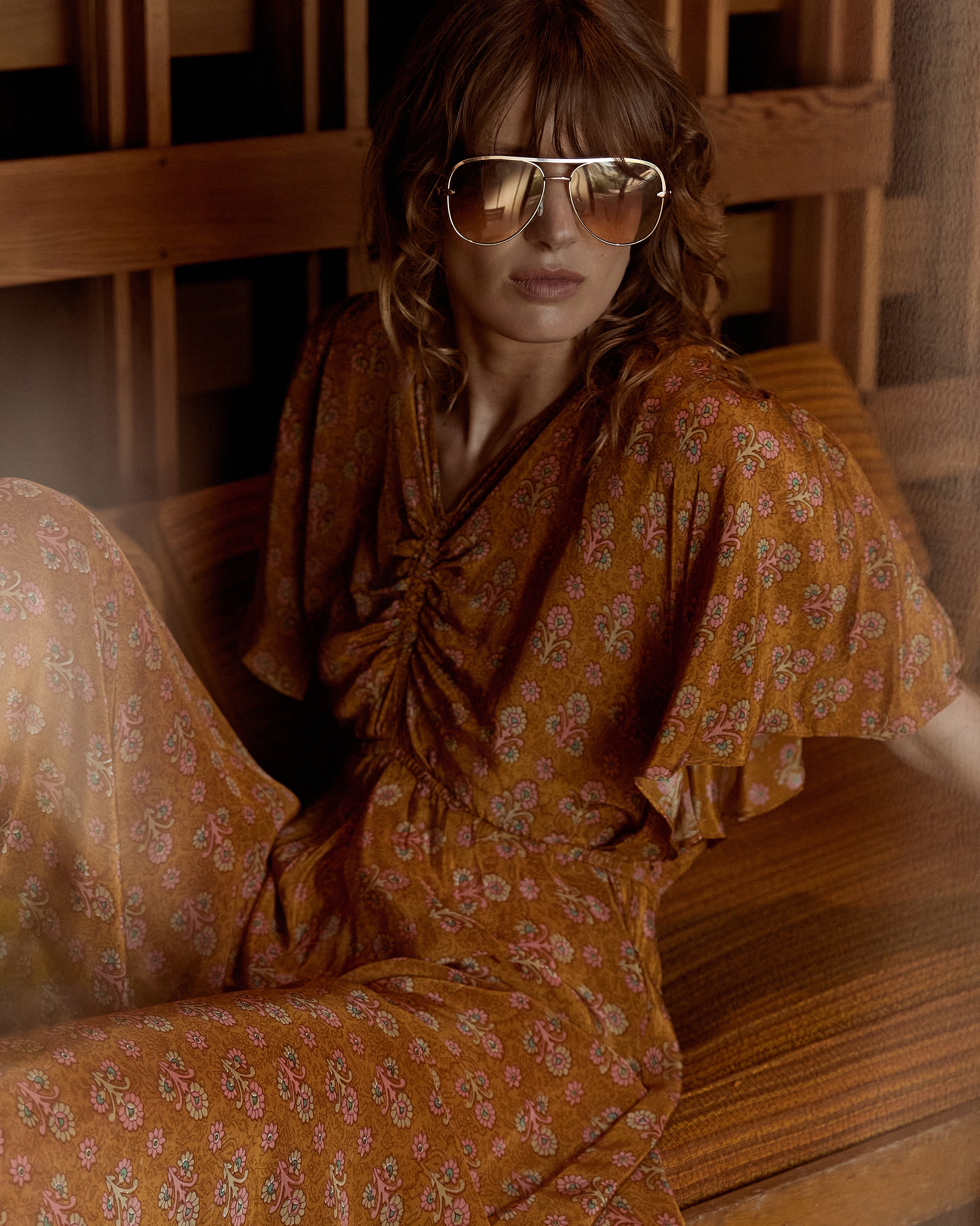 Robe Rebecca - Orange - Image 3