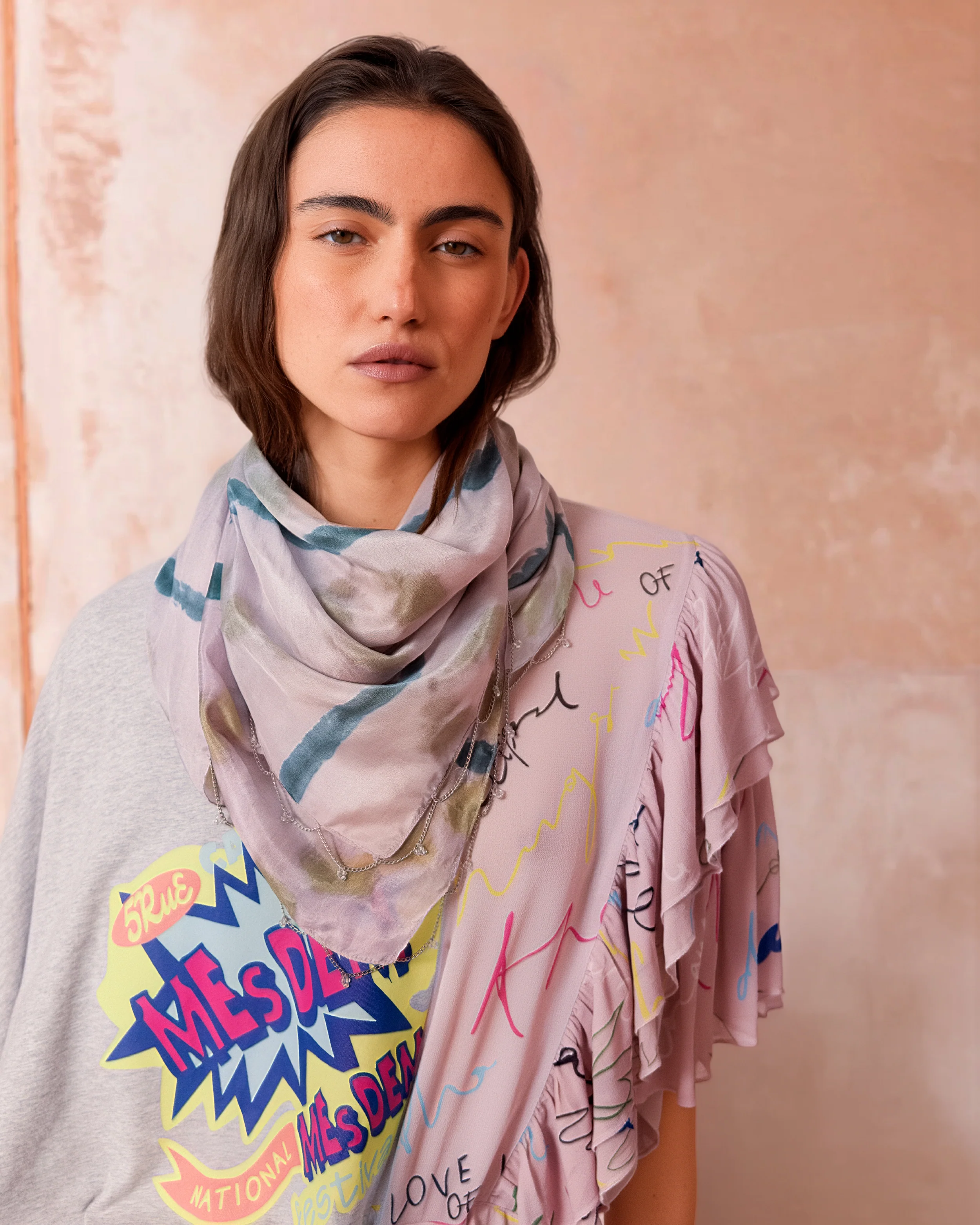 Robe Saffron - Gris - Image 2