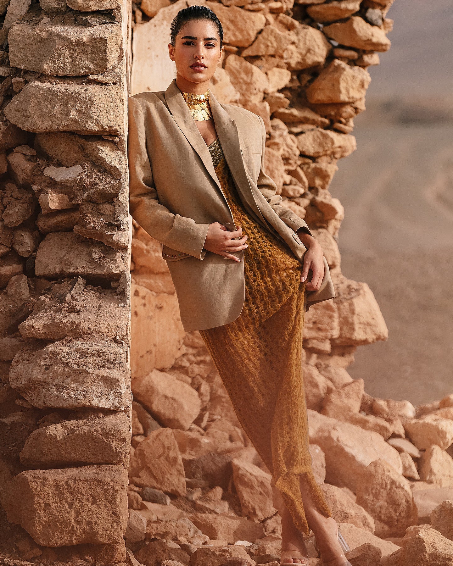 Robe Tao - Jaune - Image 3