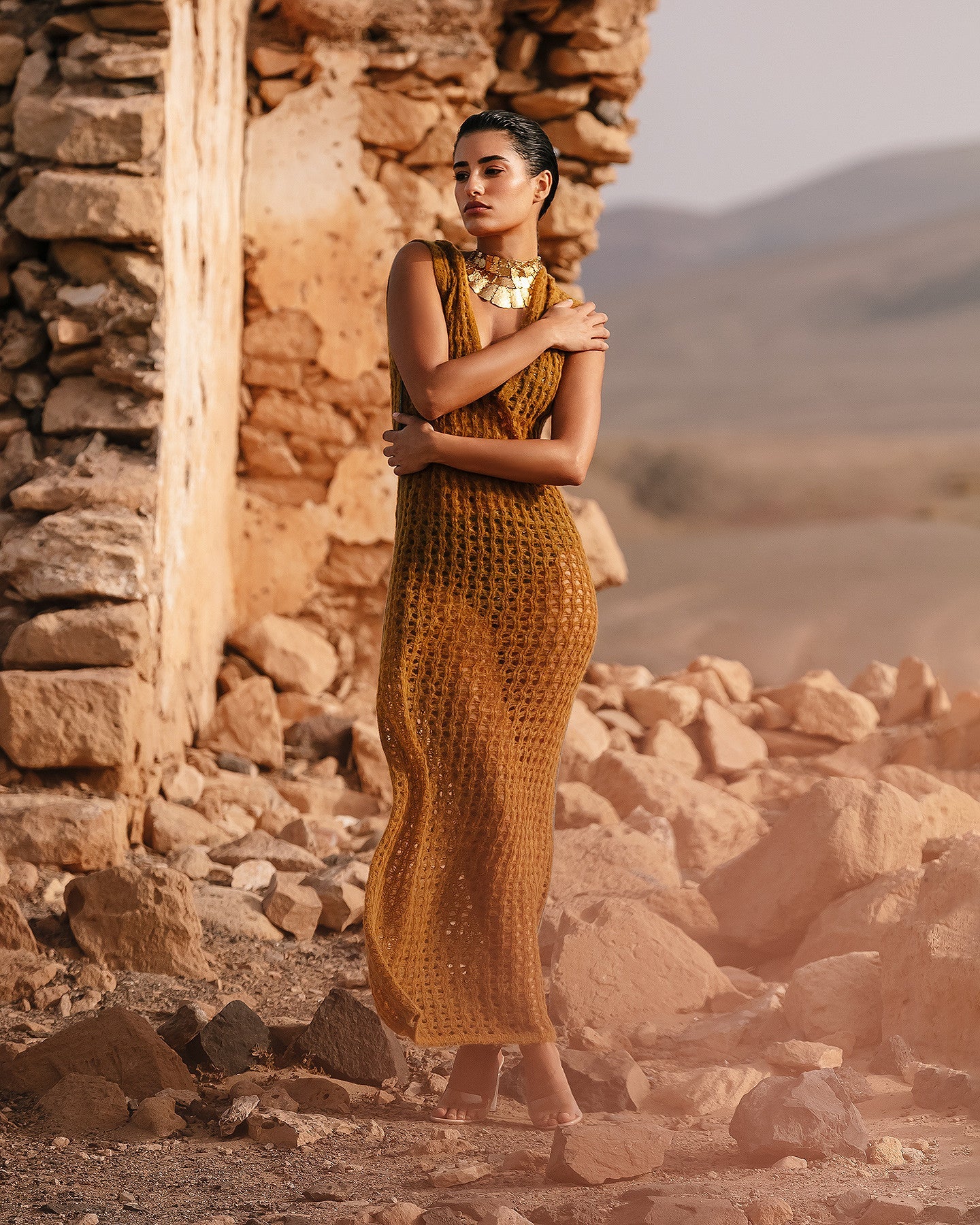 Robe Tao - Jaune - Image 4