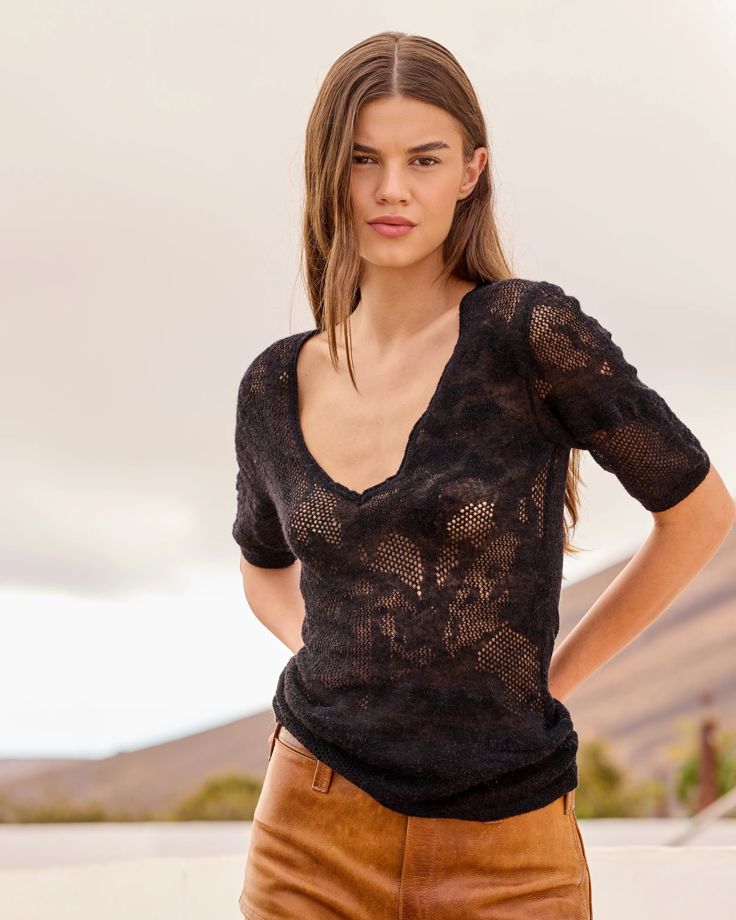 T-Shirt Apala - Noir - Image 2