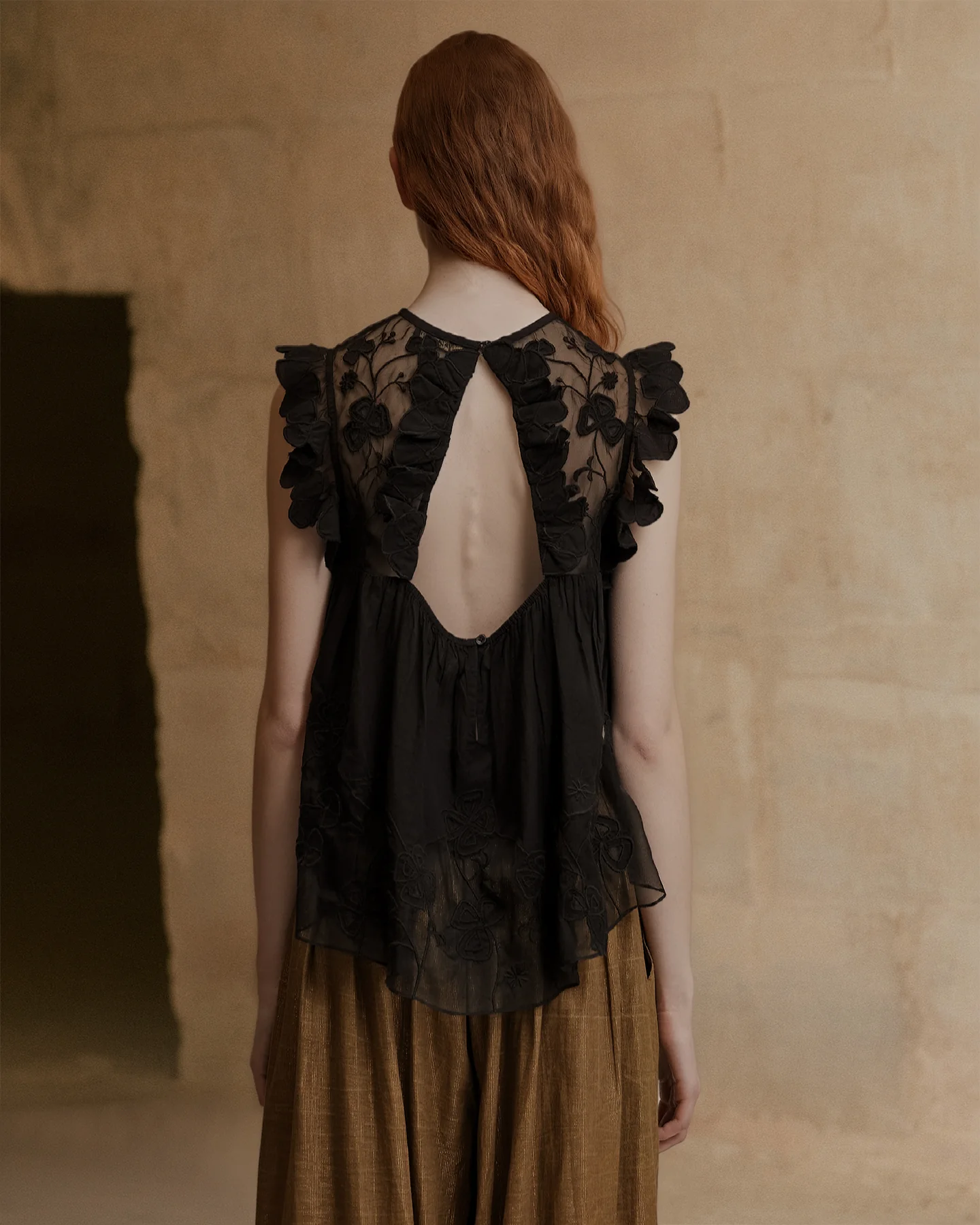 Top Pepita - Noir - Image 3
